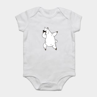 Funny Dabbin Llama Alpaca Dance Baby Bodysuit